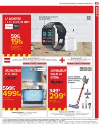 Prix et réduction Dyson dans le prospectus Carrefour en cours Offre Dyson dans le catalogue Carrefour du moment à la page 45