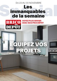 Catalogue Brico Dépôt "Les immanquables de la semaine" à Allonnes et alentours, 1 page, 23/11/2023 - 30/11/2023