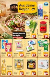 REWE Heumilch im Prospekt 
