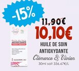 Huile de Soin Antioxydante - Clémence & Vivien dans le catalogue Naturalia