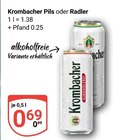 Pils im Angebot bei GLOBUS in Bensheim Pils Angebote von Krombacher bei GLOBUS Bensheim für 0,69 €
