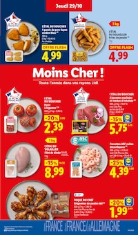 Promotion Viande dans le prospectus Lidl, valable du 29/10/2026 au 04/11/2026 Promo Viande dans le catalogue Lidl du moment à la page 11