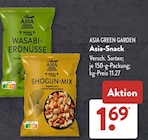 Wasabi-Erdnüsse von Asia Green Garden im aktuellen ALDI SÜD Prospekt für 1,69 €