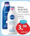 Body Milk von Nivea für 3,99 € bei budni im Angebot Body Milk von Nivea im aktuellen budni Prospekt
