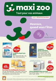 Prospectus Maxi Zoo à Châtillon-sur-Chalaronne: "Heureux, quand vous l'êtes", 13} pages, 30/04/2024 - 08/05/2024