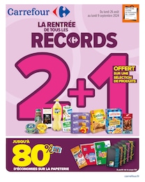 Prospectus Carrefour à Tours, "LA RENTRÉE DE TOUS LES RECORDS", 84 pages, 26/08/2024 - 09/09/2024