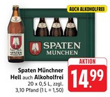 Münchner Hell im Angebot bei E center in Waiblingen Münchner Hell Angebote von Spaten bei E center Waiblingen für 14,99 €