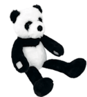 Peluche panda en promo chez Maxi Bazar Bondy à 9,99 €