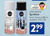 Sprühlack von HOME CREATION im aktuellen ALDI SÜD Prospekt für 2,99 €
