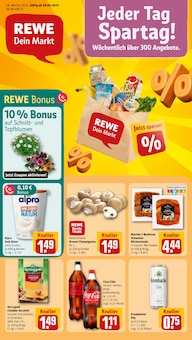 Aktueller REWE Prospekt "Dein Markt" Aktueller REWE Prospekt