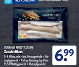 Zanderfilets von Gourmet Finest Cuisine für 6,99 € bei ALDI SÜD im Angebot Zanderfilets von Gourmet Finest Cuisine im aktuellen ALDI SÜD Prospekt