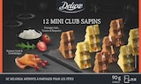 Assortiment 12 mini club sandwiches sapins - DELUXE en promo chez Lidl Gennevilliers à 3,99 €