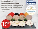 Aufschnitt im V-Markt Prospekt Strohschwein-Frischwurst-Aufschnitt von Palmberger im aktuellen V-Markt Prospekt für 1,29 €