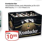 Bier Angebote von Krombacher bei GLOBUS Gera für 10,99 €