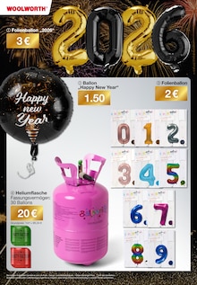 Luftballons im Woolworth Prospekt "Aktuelle Angebote" mit 39 Seiten (Jena)