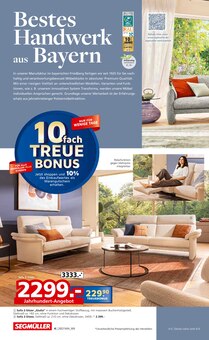 Sofa im Segmüller Prospekt "Wohndesign - Inspirierende Ideen für ihr Zuhause" mit 20 Seiten (Ludwigshafen (Rhein))