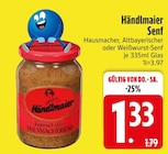 Hausmacher Senf von Händlmaier im aktuellen EDEKA Prospekt für 1,33 €