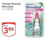 Aktuelles Rhinolind Nasenspray Angebot bei GLOBUS in Rostock ab 3,99 €