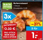 Buttercroissant im aktuellen Netto Marken-Discount Prospekt für 1,00 €