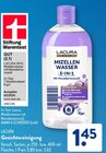 Mizellenwasser 3-in-1 mit Macadamianussöl von Lacura im aktuellen ALDI SÜD Prospekt für 1,45 €