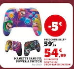 Manette sans fil Power A Switch - Nintendo dans le catalogue Hyper U