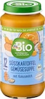 Gemüsesuppe Kinder Süßkartoffel & Gemüse mit Kokosmilch ab 12 Monaten von dmBio im aktuellen dm-drogerie markt Prospekt