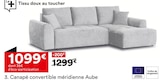 Canapé convertible méridienne Aube - But à Vaulx-en-Velin Canapé convertible méridienne Aube en promo chez But Vaulx-en-Velin à 1 099,00 €