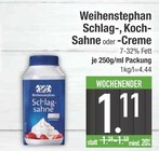 Schlag-Sahne im EDEKA Prospekt Schlag-Sahne von Weiherstephan im aktuellen EDEKA Prospekt für 1,11 €