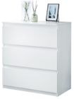 Commode 3 tiroirs en promo chez B&M Antony à 59,95 €