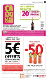 Promos Lipton dans le catalogue "Intermarché" de Intermarché Express à la page 3