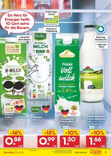 Milch im Netto Marken-Discount Prospekt "Aktuelle Angebote" mit 51 Seiten (Offenbach (Main))