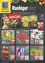 Aktueller E center Supermarkt Prospekt in Oberlungwitz und Umgebung, "Wir lieben Lebensmittel!" mit 28 Seiten, 25.08.2025 - 30.08.2025
