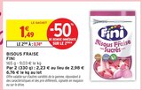 Bisous Fraise Sucrés - FINI en promo chez Intermarché Hyper Bisous Fraise Sucrés - FINI dans le catalogue Intermarché Hyper