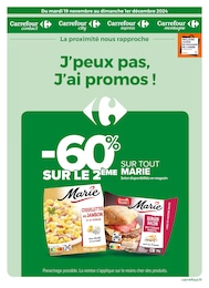 Catalogue Supermarchés Carrefour Proximité en cours à L'Aigle et alentours, J’peux pas, J’ai promos !, 22 pages, 19/11/2024 - 01/12/2024