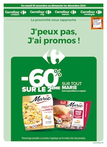 Prospectus Carrefour Proximité à Saint-Dié-des-Vosges, "J’peux pas, J’ai promos !", 22 pages de promos valables du 19/11/2024 au 01/12/2024