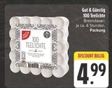 100 Teelichte im Angebot bei E center in Hof 100 Teelichte Angebote von Gut & Günstig bei E center Hof für 4,99 €
