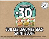 -30% de remise immédiate sur le 2ème sur les légumes secs Saint Éloi à Intermarché dans Pithiviers-le-Vieil