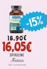 Spiruline Bio - Natésis à 16,05 € dans le catalogue Naturalia