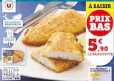 Filet de Merlu Blanc Meunière - U en promo chez U Express Filet de Merlu Blanc Meunière - U dans le catalogue U Express