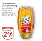 Flotte Biene Blütenhonig im Angebot bei GLOBUS in Homburg Flotte Biene Blütenhonig Angebote von Langnese bei GLOBUS Homburg für 2,49 €