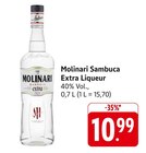 Sambuca Extra Liqueur im Angebot bei E center in Ulm Sambuca Extra Liqueur Angebote von Molinari bei E center Ulm für 10,99 €