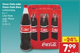 Coca-Cola oder Coca-Cola Zero im Angebot bei Netto Marken-Discount in Troisdorf Coca-Cola oder Coca-Cola Zero Angebote von Coca-Cola bei Netto Marken-Discount Troisdorf für 7,99 €