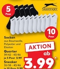 Quarter Socken im Angebot bei Kaufland in Löhne Quarter Socken Angebote von Slazenger bei Kaufland Löhne für 3,99 €