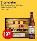 Glüh-Bierpunsch oder Winterbock Angebote von Störtebeker bei Getränke Hoffmann Selb für 19,99 €