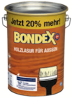 Holzlasur für Außen im Angebot bei toom Baumarkt in Siegburg Holzlasur für Außen Angebote von Bondex bei toom Baumarkt Siegburg für 34,99 €