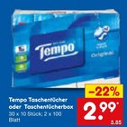 Taschentücher im Angebot bei Netto Marken-Discount in Erkelenz Taschentücher Angebote von Tempo bei Netto Marken-Discount Erkelenz für 2,99 €