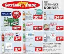 Getränke Oase Prospekt für Lünen mit 1 Seite Der aktuelle Getränke Oase Prospekt "Aktuelle Angebote" mit Seite (Lünen)
