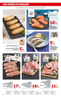 Promotion Saucisson Sec dans le prospectus Super U, valable du 01/07/2025 au 13/07/2025 Promo Saucisson Sec dans le catalogue Super U du moment à la page 12
