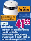 Rauchmelder im Hornbach Prospekt Rauchmelder von Frient im aktuellen Hornbach Prospekt für 41,55 €