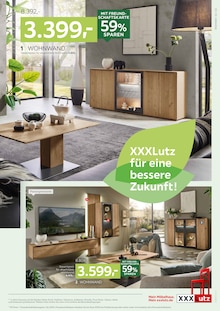 Fernseher im XXXLutz Möbelhäuser Prospekt "Exklusive Möbelkreationen" mit 24 Seiten (Langenhagen)